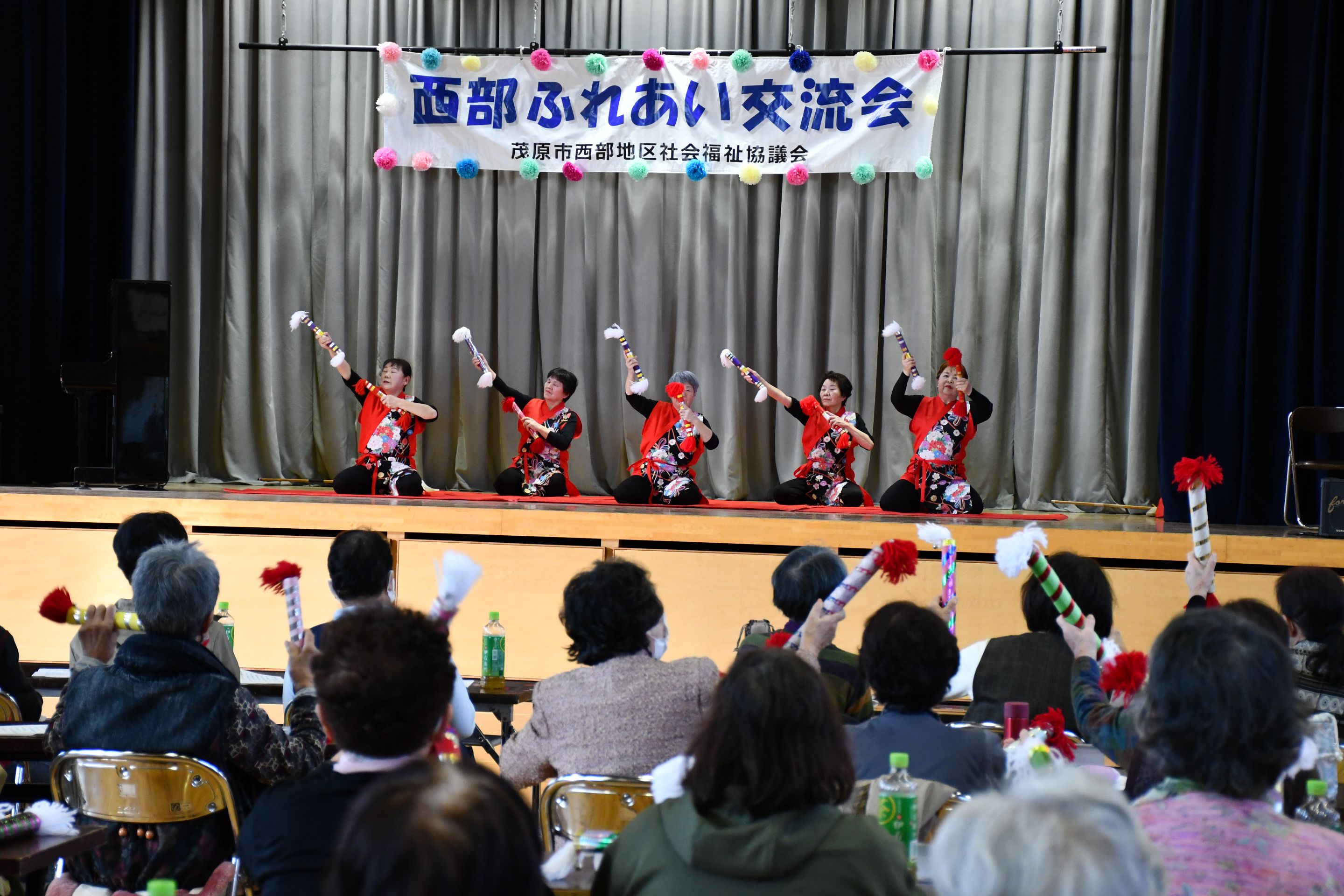 ふれあい交流会「銭太鼓」の画像