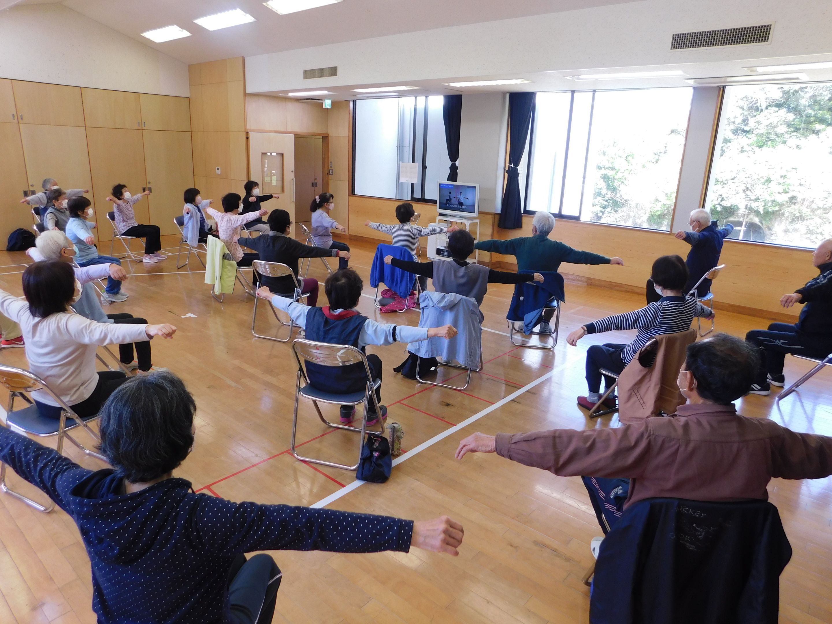 豊田地区社協百歳体操画像