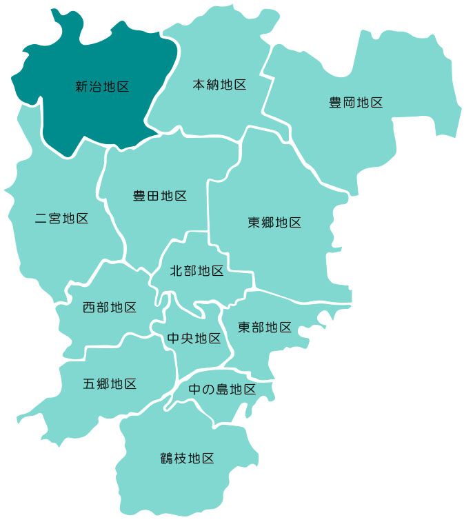 新治地区マップ画像