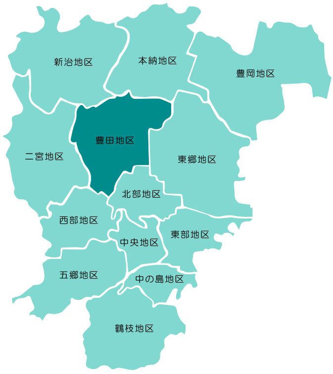 豊田地区マップ画像