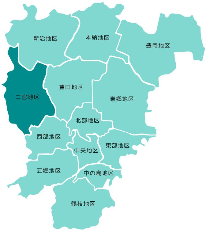 二宮地区マップ画像